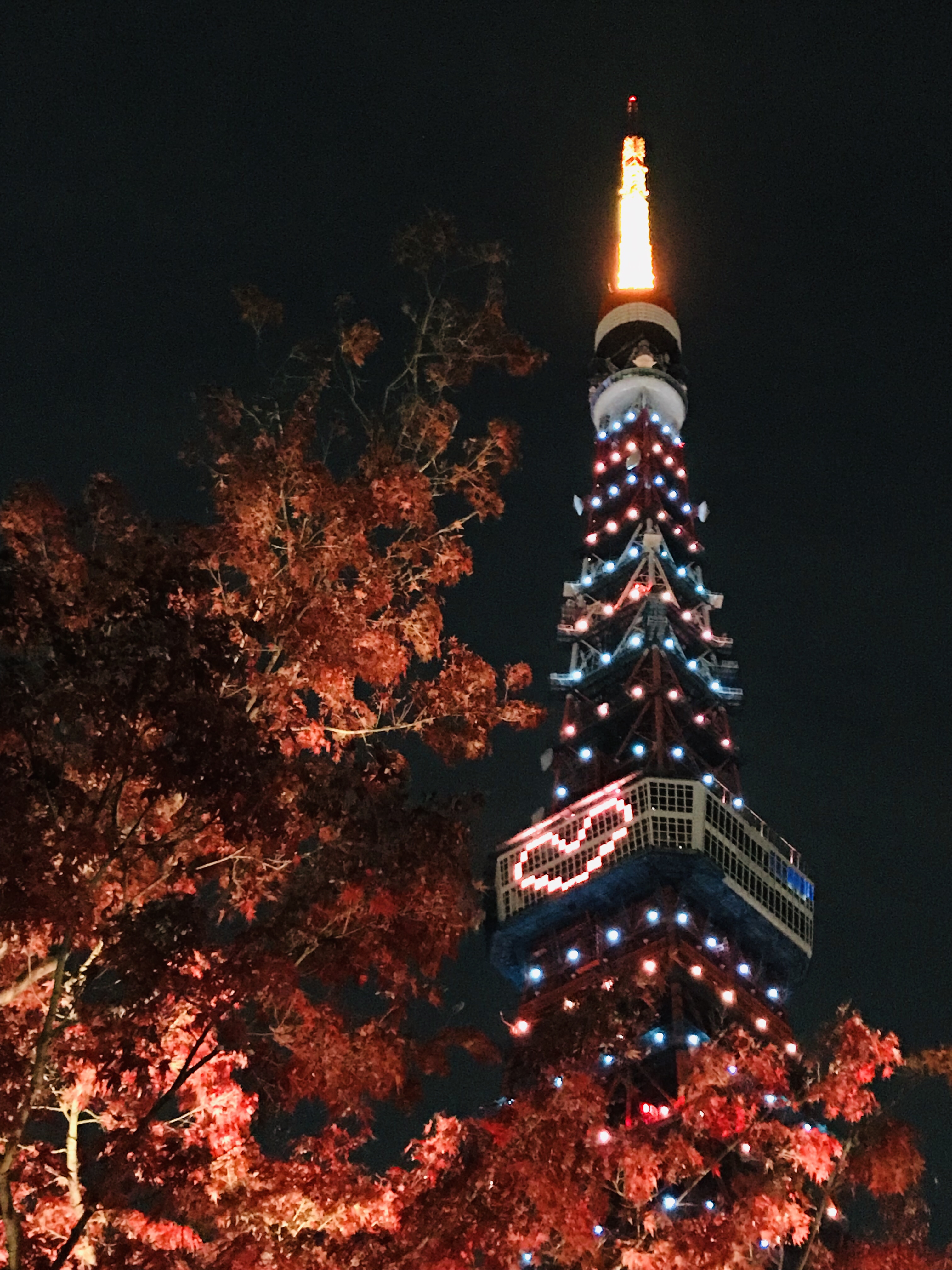 18年12月1日 土 今日の東京タワーはクリスマスツリー ハート 点灯でした あなたらしく今を生きる
